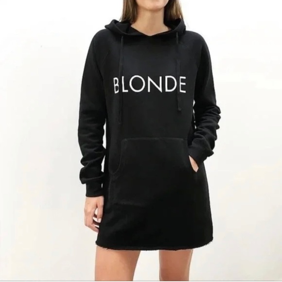 Brunette The Label Dresses & Skirts - Brunette the Label Blonde hoodie sweatshirt dress